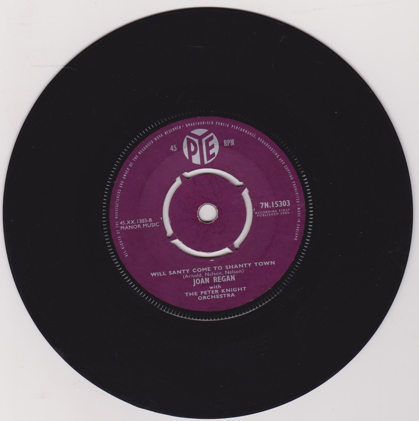 Joan Regan – Must Be Santa (Pye 1960) 7" vinyl single G+/-