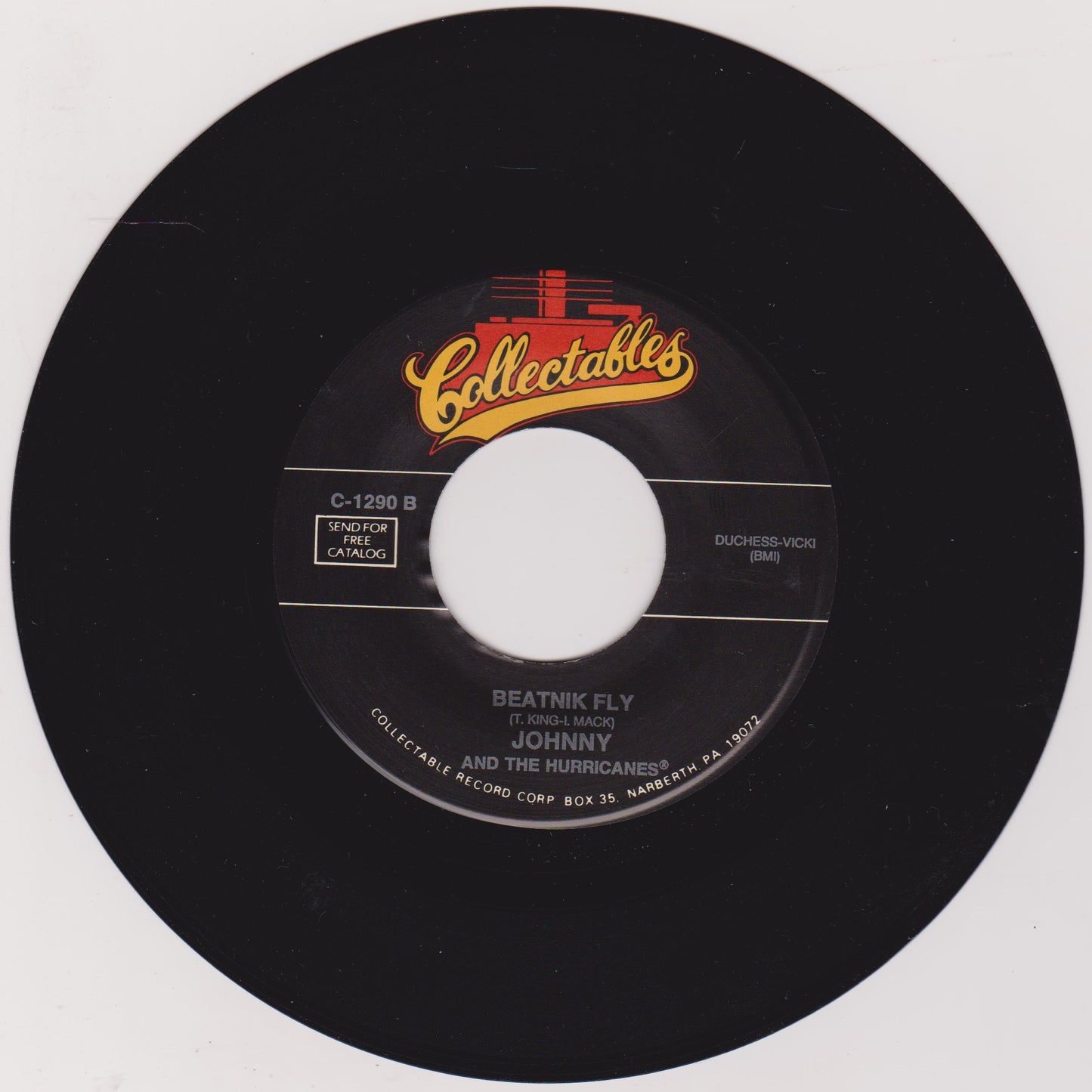 Johnny And The Hurricanes – Cross Fire / Beatnik Fly (Collectables) 7" vinyl single US VG/- jukebox