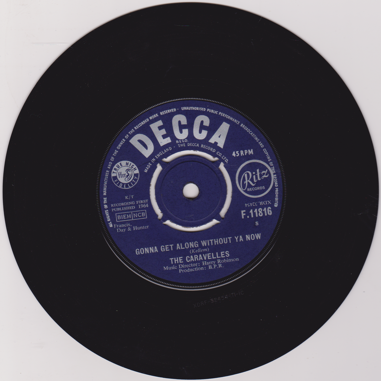 The Caravelles ‎– Have You Ever Been Lonely (Decca 1964) 7" vinyl single VG/-