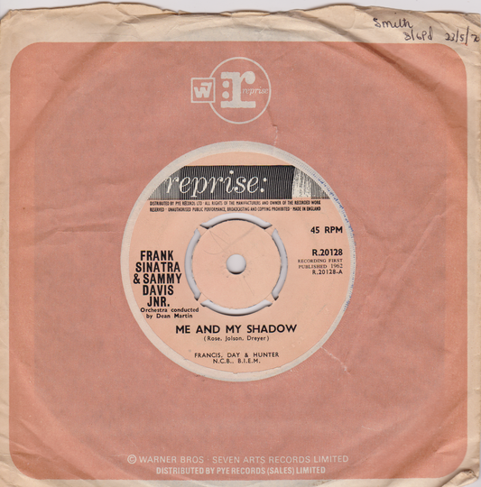 Frank Sinatra And Sammy Davis Jr. ‎– Me And My Shadow (Reprise 1962) 7" vinyl single VG/VG