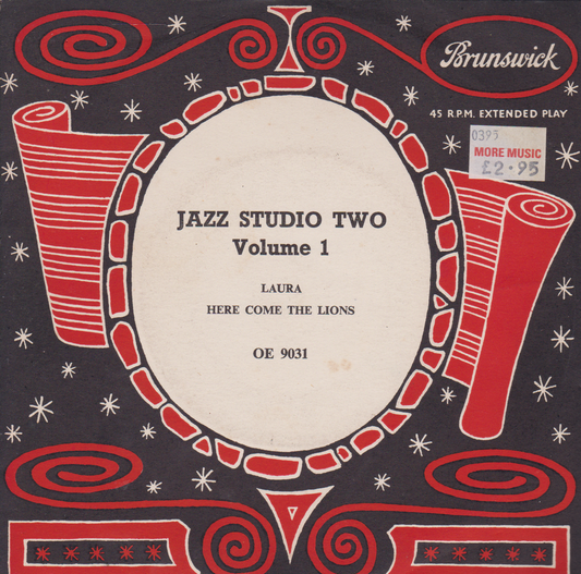 Geller, Bernhart, Graas, Fagerquist, Paich, Roberts, Counce, Bunker, Giuffre - Jazz Studio Two - Volume 1 7" vinyl EP VG/VG