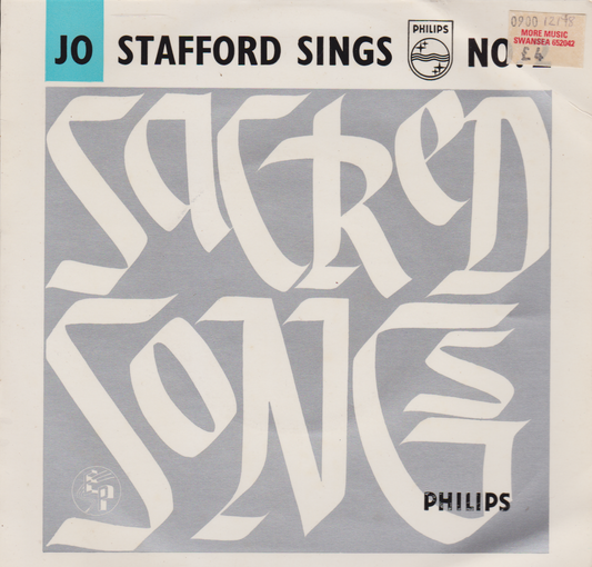 Jo Stafford – Jo Stafford Sings Sacred Songs (No. 2) (Philips 1960) 7" vinyl EP VG/VG