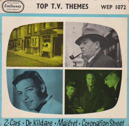 James Wright & His Orchestra ‎– Top T.V. Themes (Embassy 1962) 7" vinyl EP VG/VG