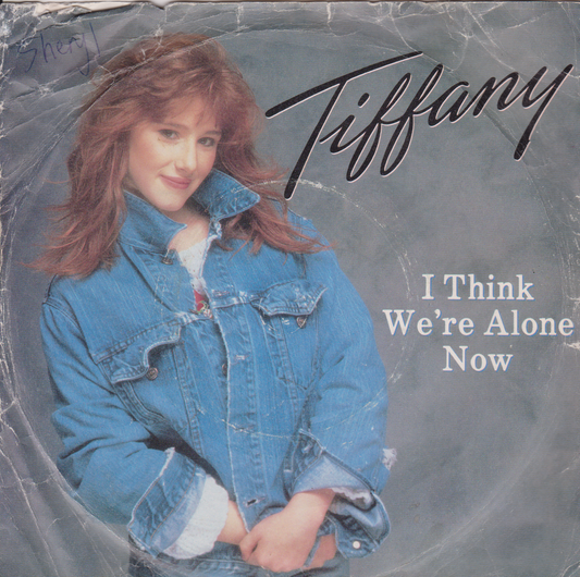 Tiffany ‎– I Think We're Alone Now (MCA 1988) 7" vinyl single VG/G+