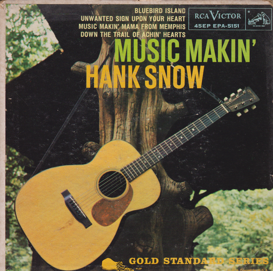 Hank Snow - Music Makin' (RCA Victor 1960) 7" vinyl EP US VG/G+