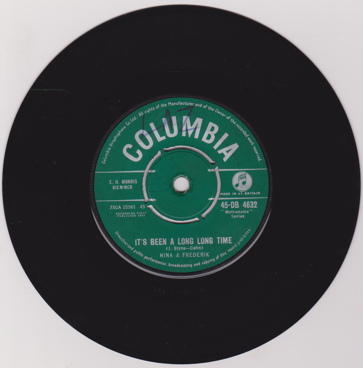 Nina & Frederik – Sucu - Sucu (Columbia 1961) 7" vinyl single VG/-