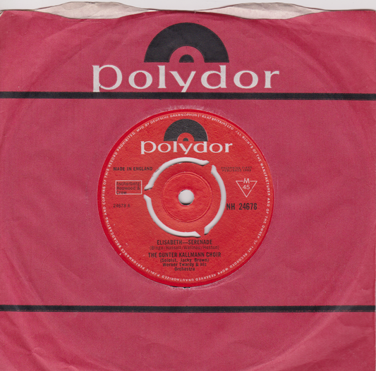 The Günter Kallmann Choir ‎– Elisabeth-Serenade (Polydor 1964) 7" vinyl single VG/VG