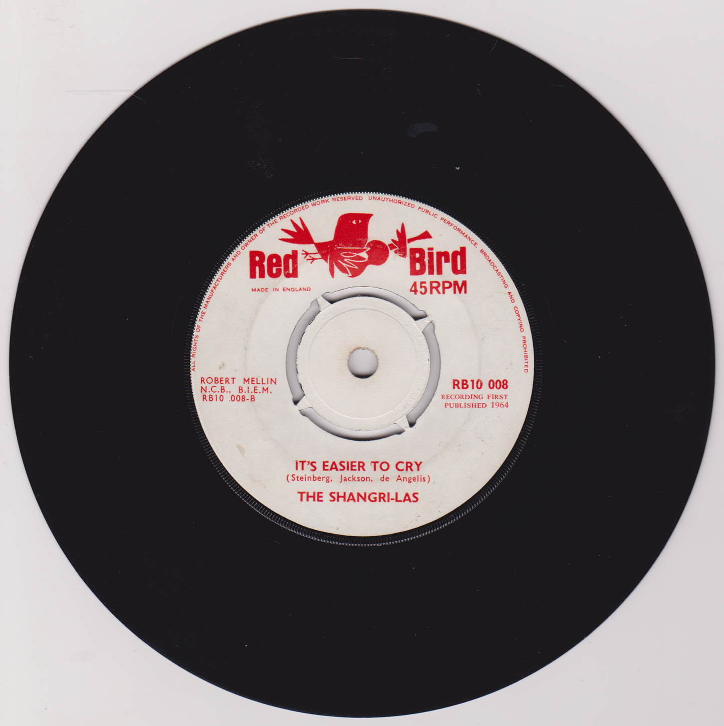 Shangri-Las ‎– Remember (Walkin' In The Sand) (Red Bird 1964) 7" vinyl single VG/-