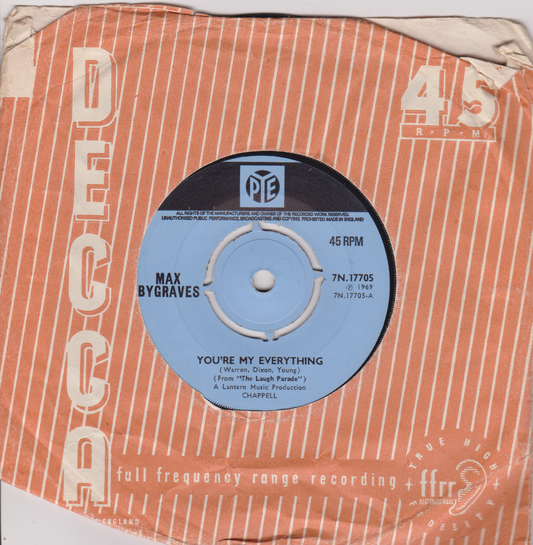 Max Bygraves ‎– You're My Everything (Pye 1959) 7" vinyl single VG/-