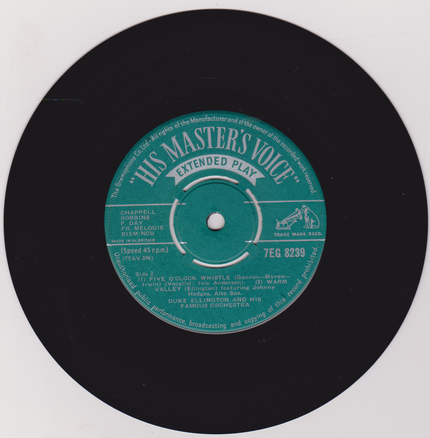 Duke Ellington - In A Mellotone (HMV) 7" vinyl P/S EP VG/VG