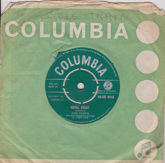 Russ Conway – Royal Event (Columbia, 1960) 7" vinyl VG/-