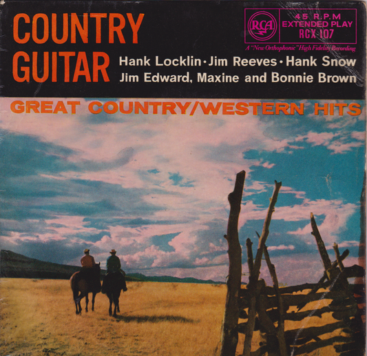 Various – Country Guitar (RCA 1958) 7" vinyl P/S EP G/G+