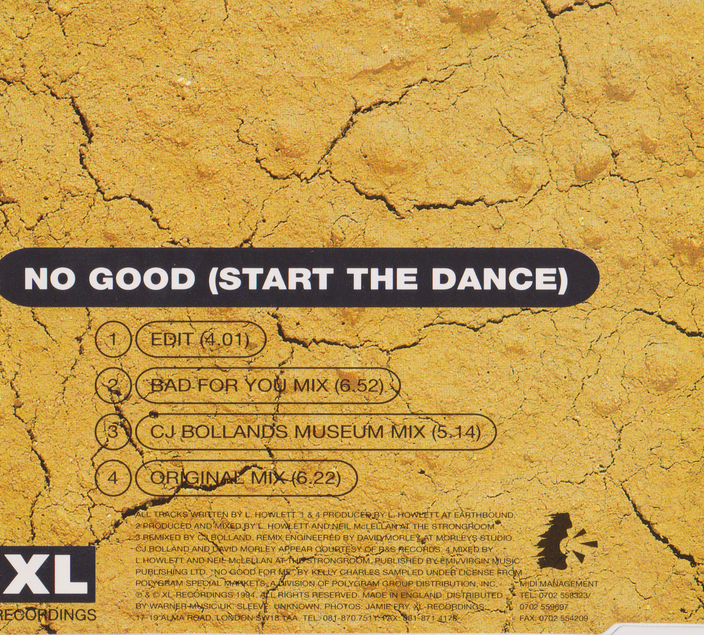 The Prodigy – No Good (Start The Dance) CD single