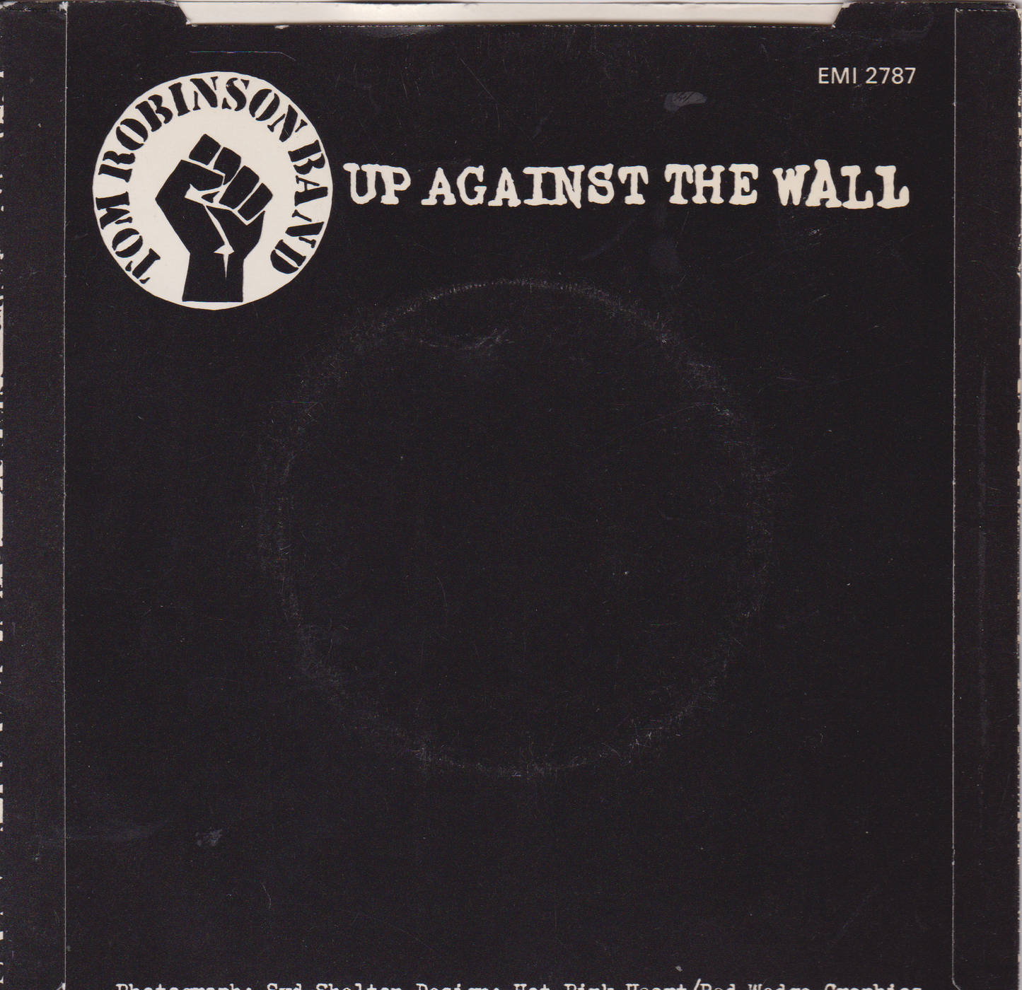 Tom Robinson Band - Up Against The Wall (EMI 1978) 7" vinyl P/S single VG/VG