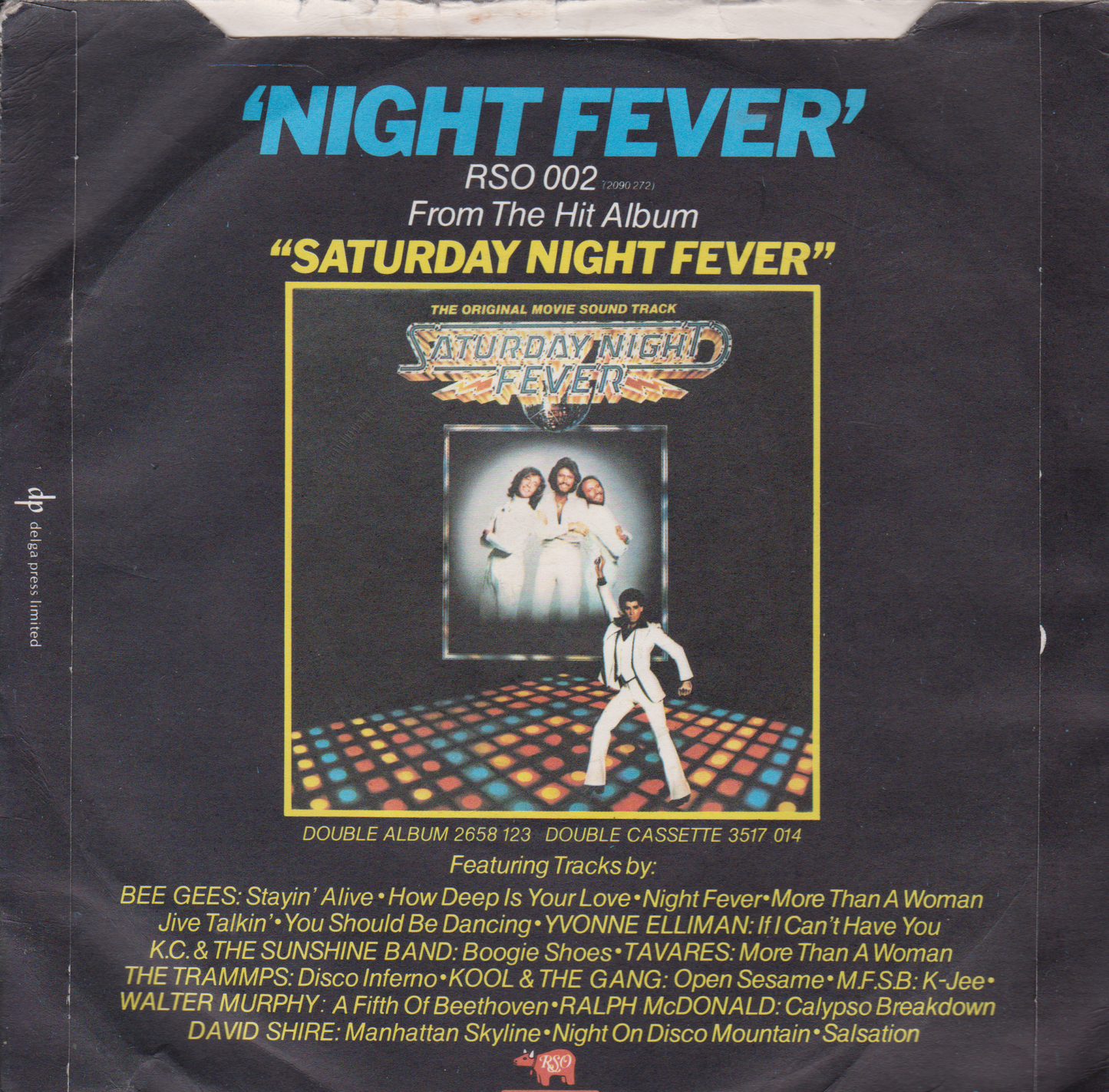 Bee Gees – Night Fever (Polydor 1978) 7" vinyl P/S single VG/VG