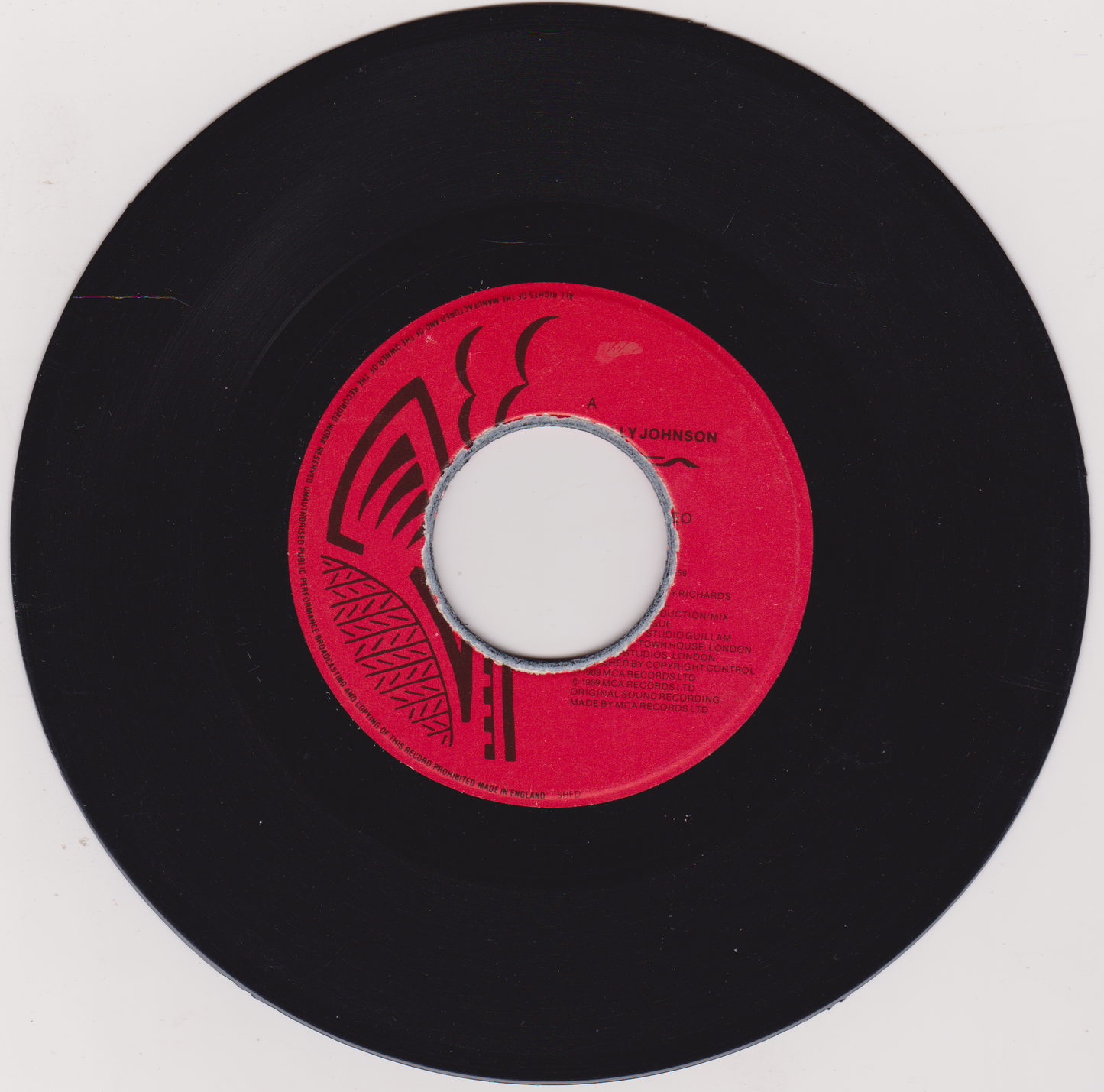 Holly Johnson ‎– Love Train (MCA 1989) 7" vinyl single VG/- jukebox centre