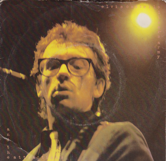Elvis Costello And The Attractions ‎– Oliver's Army (Radar 1979) 7" vinyl P/S single VG/VG