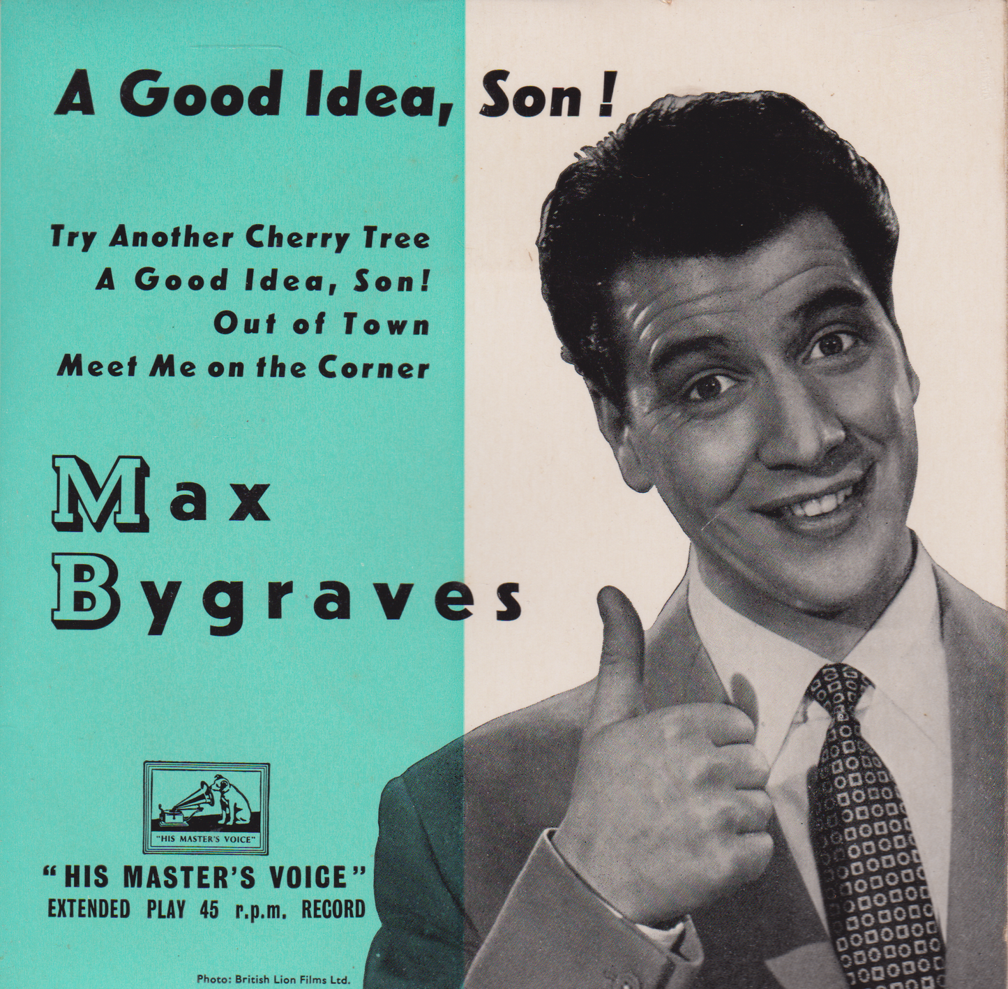 Max Bygraves ‎– A Good Idea, Son! (HMV 1956) 7" vinyl EP VG/VG jukebox centre