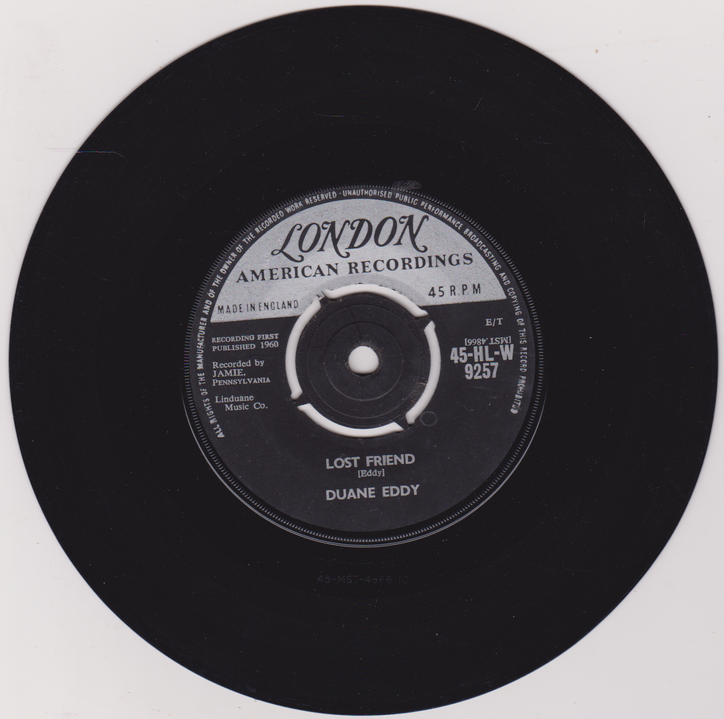 Duane Eddy - Pepe (London, 1960) 7" vinyl single VG/-