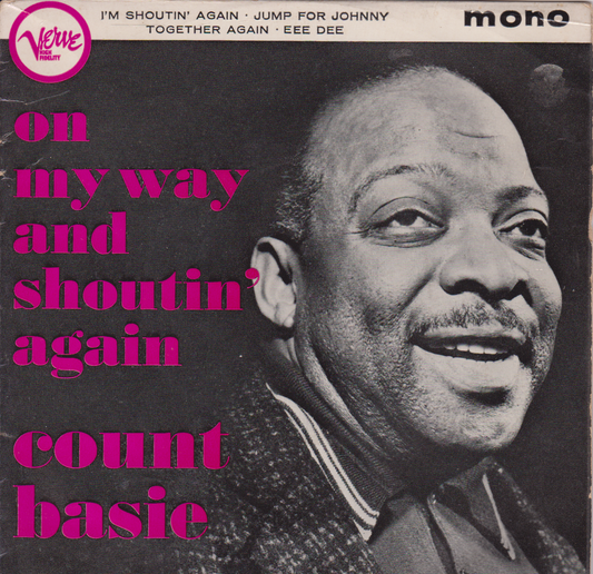 Count Basie And His Orchestra – On My Way And Shoutin' Again (Verve 1962) 7" vinyl EP VG/G+