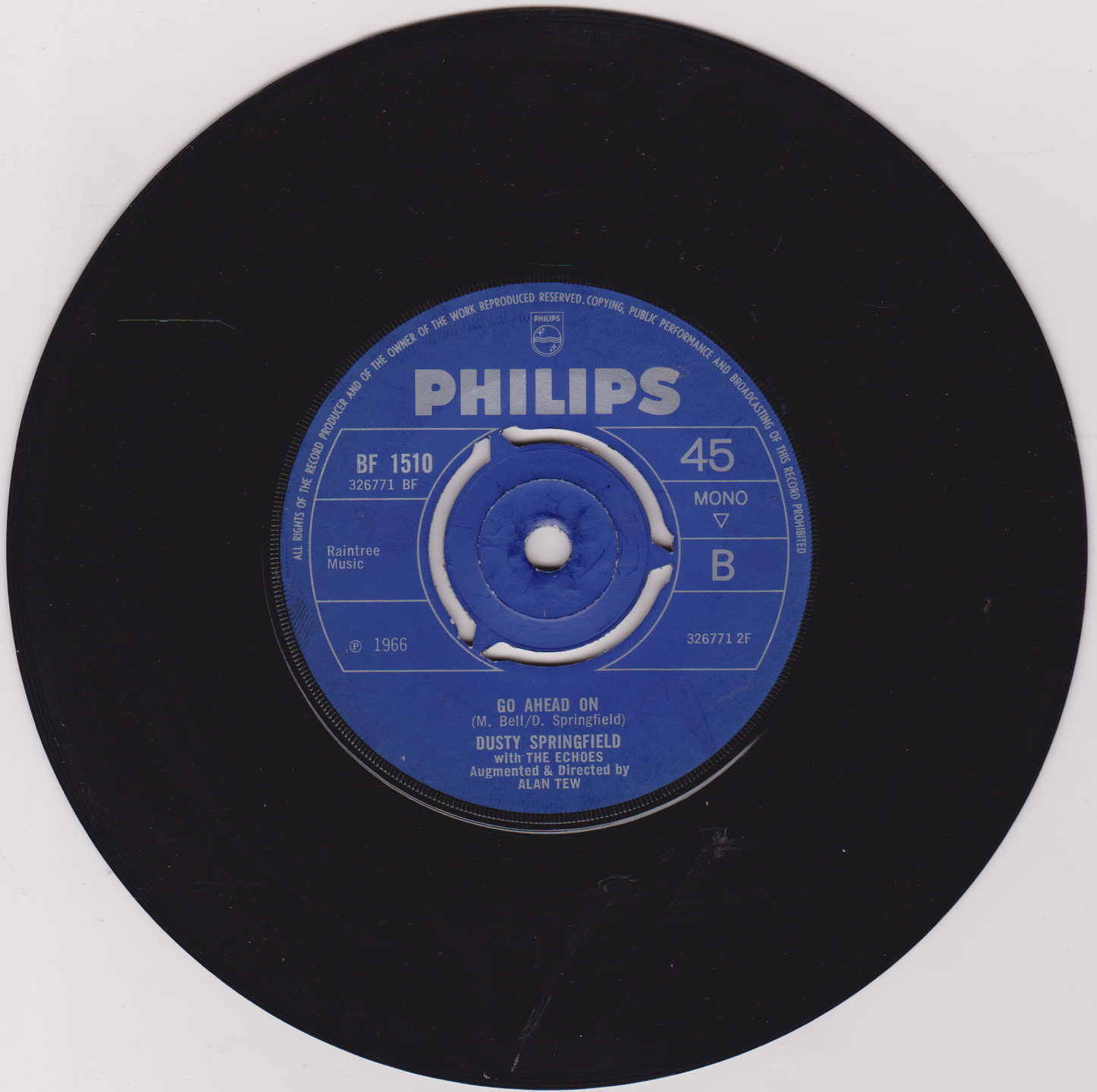 Dusty Springfield ‎– All I See Is You (Philips 1966) 7" vinyl single G+/-