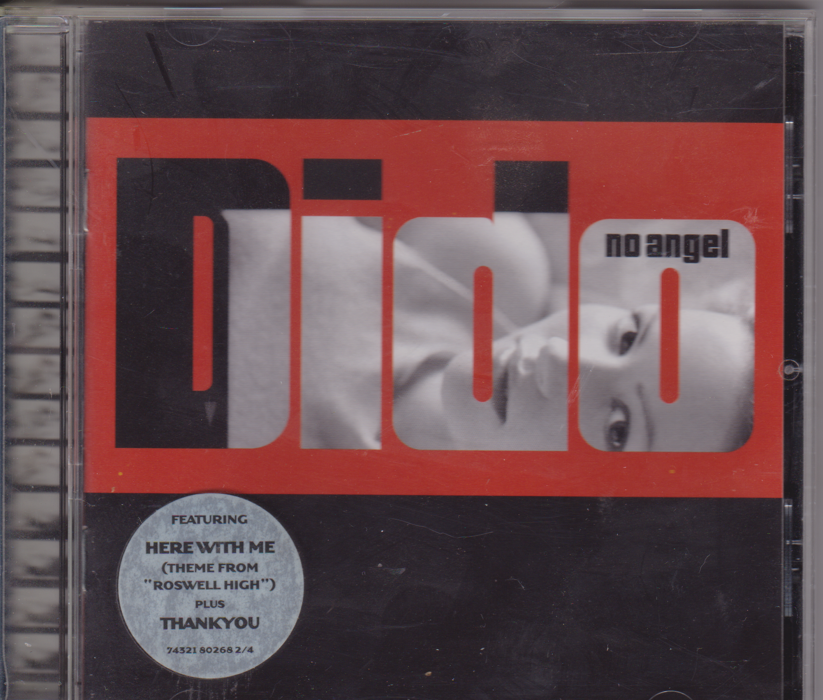 CD cover of 'No Angel' by Dido with red and black design