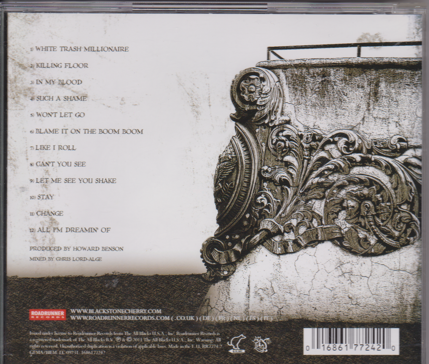 Black Stone Cherry ‎– Between The Devil & The Deep Blue Sea (2011) CD album