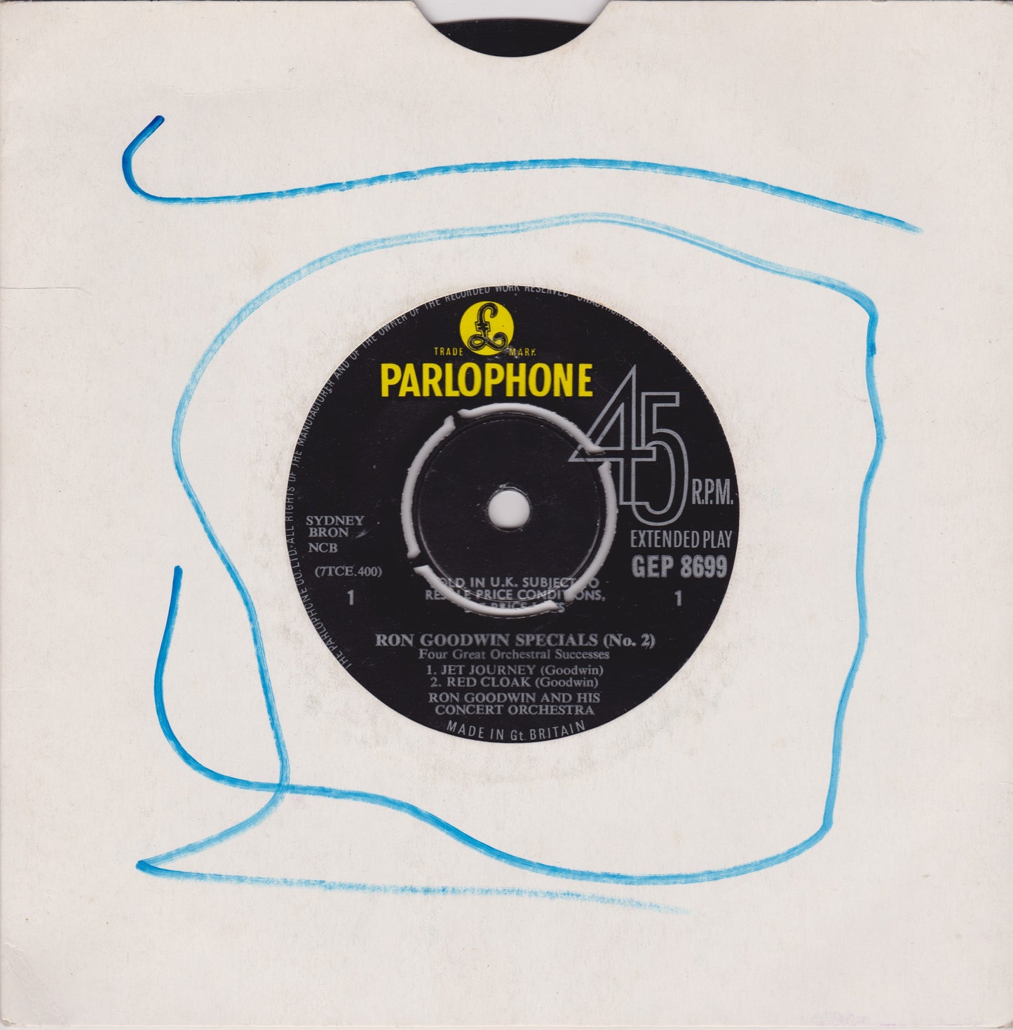 Ron Goodwin ‎– Ron Goodwin Specials (No. 2) (Parlophone) 7" vinyl EP VG/-