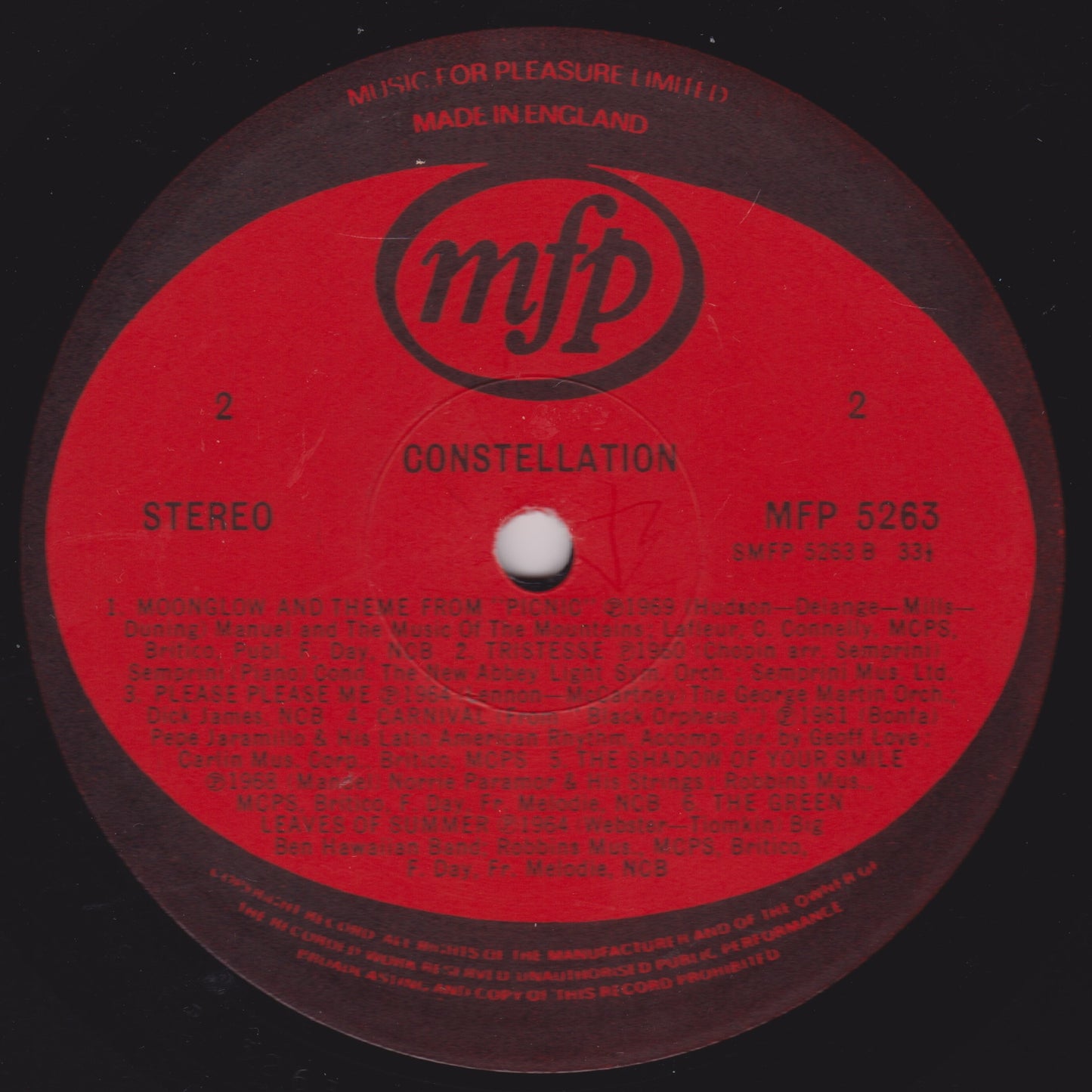 Various ‎– Constellation - An Introduction To Essential Stereo (MFP) 12" vinyl LP VG/VG