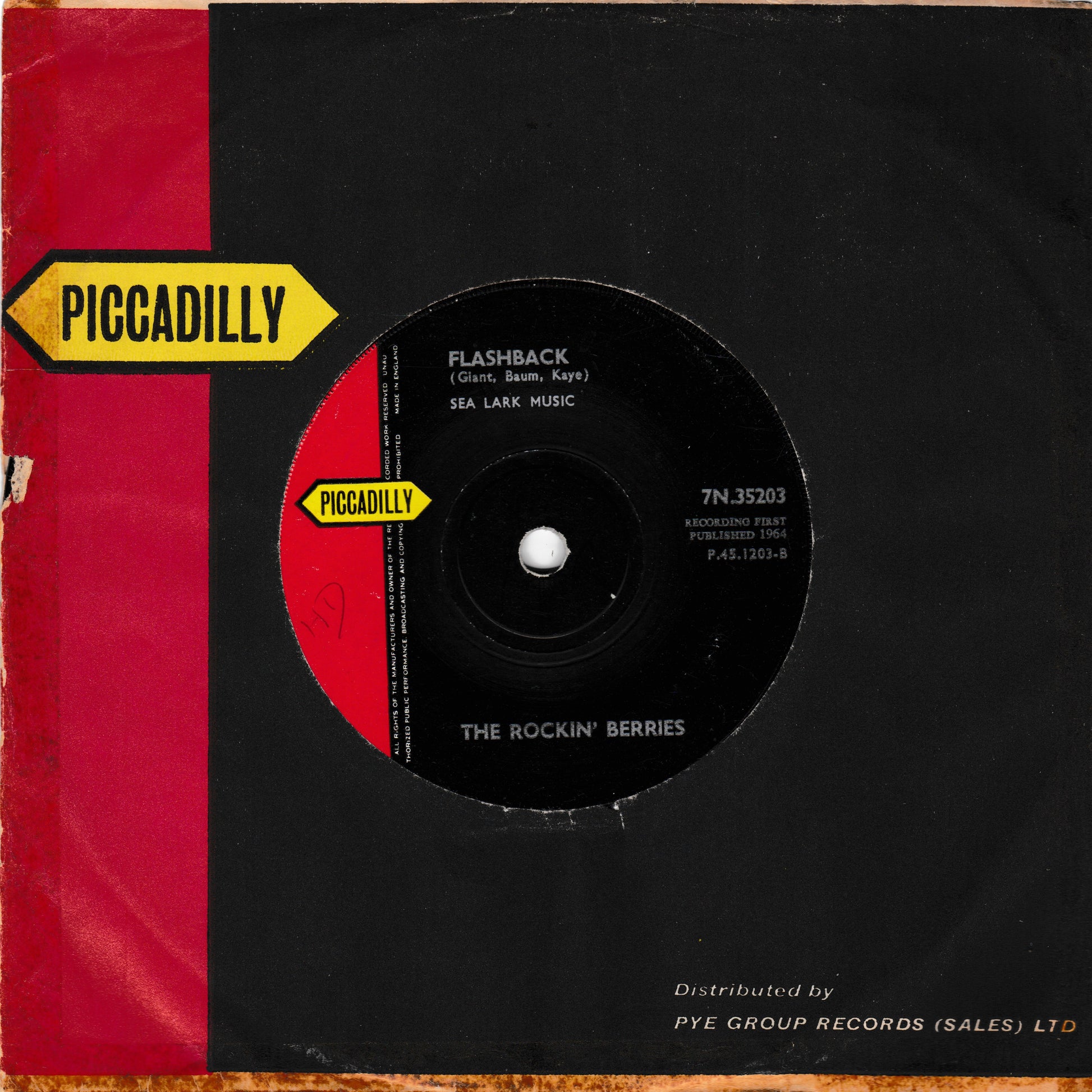 Record sleeve with 'Piccadilly' label and black record inside