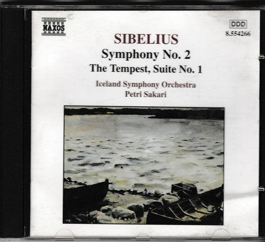 CD cover for Sibelius Symphony No. 2: The Tempest, Suite No. 1
