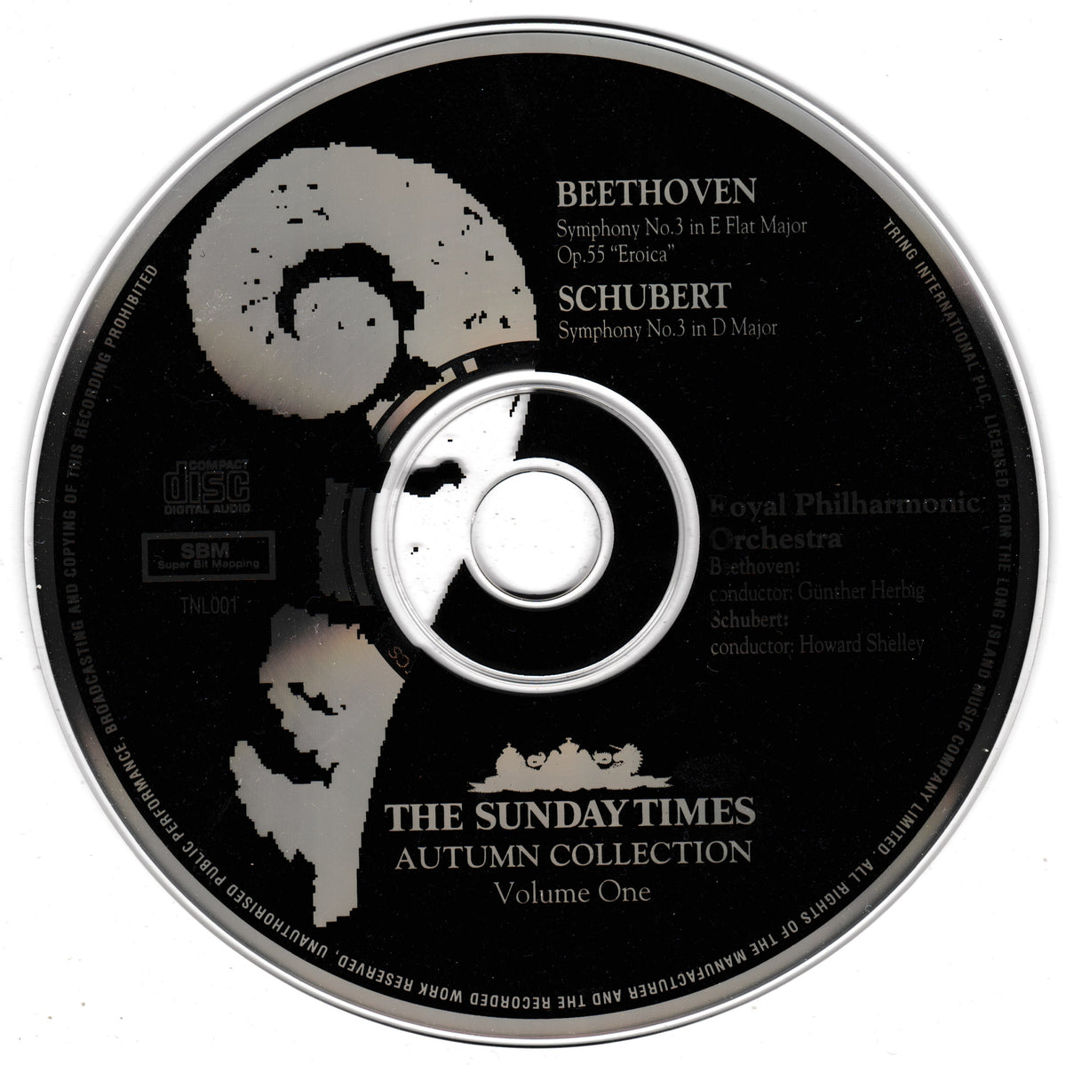 Beethoven, Schubert – The Great Classical Composers Autumn Collection (Sunday Times 1995) CD album
