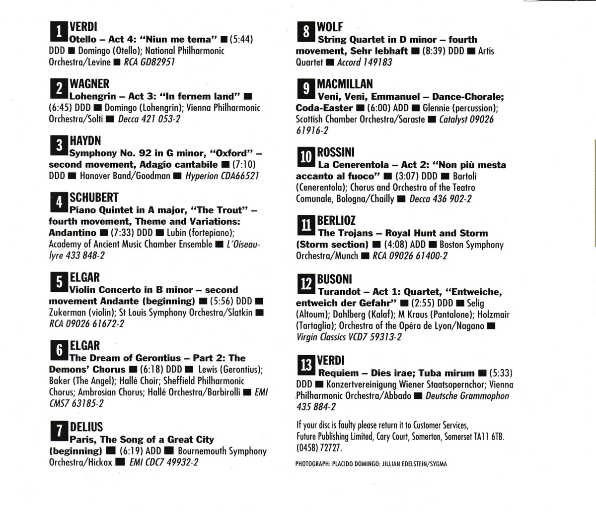 Various - Classic CD 42 (Classic CD Magazine 1993) CD album compilation