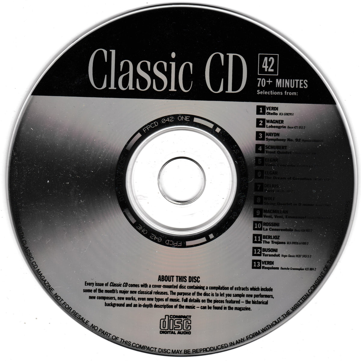 Various - Classic CD 42 (Classic CD Magazine 1993) CD album compilation