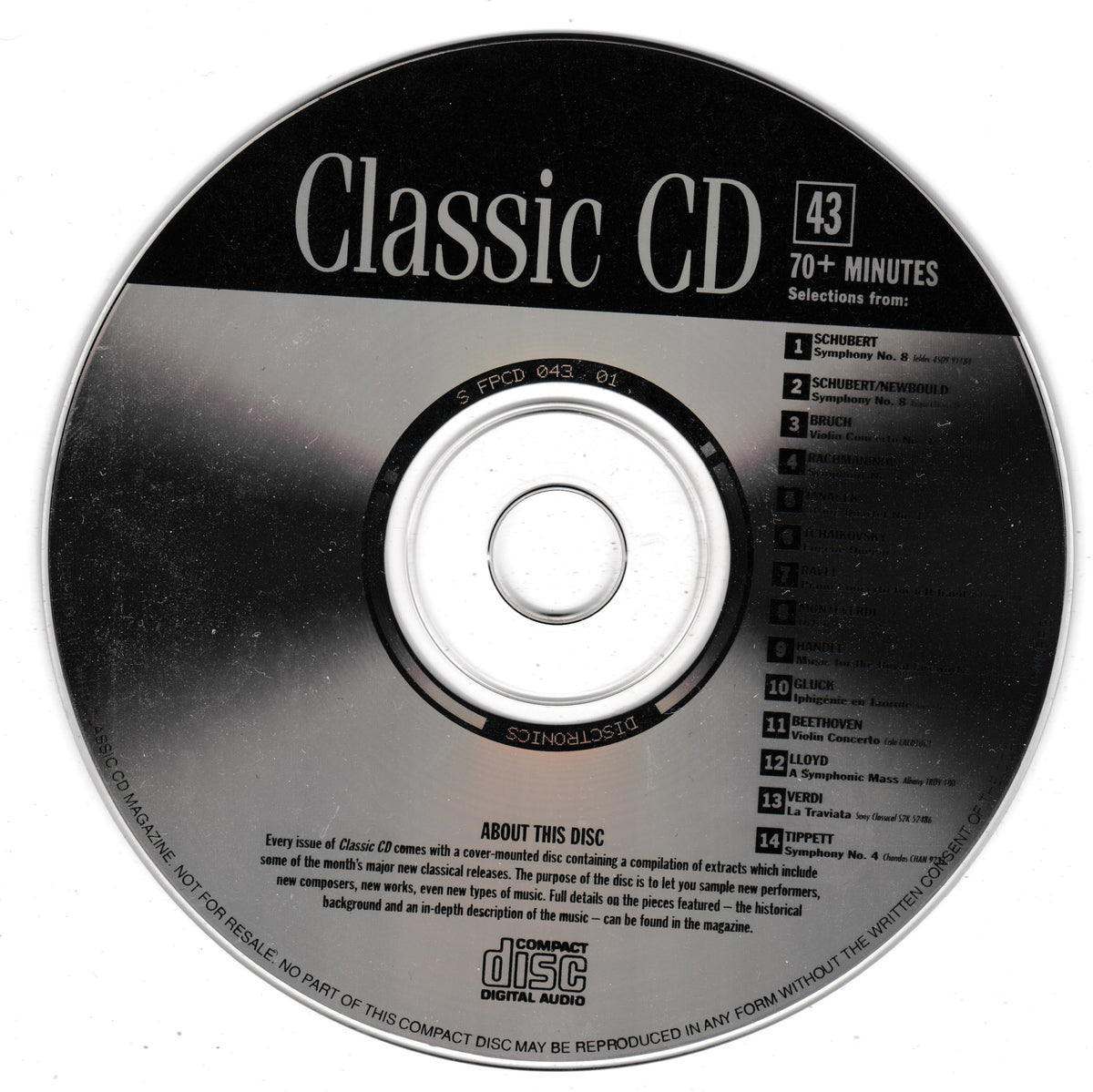 Various - Classic CD 43 (Classic CD Magazine 1993) CD album compilation