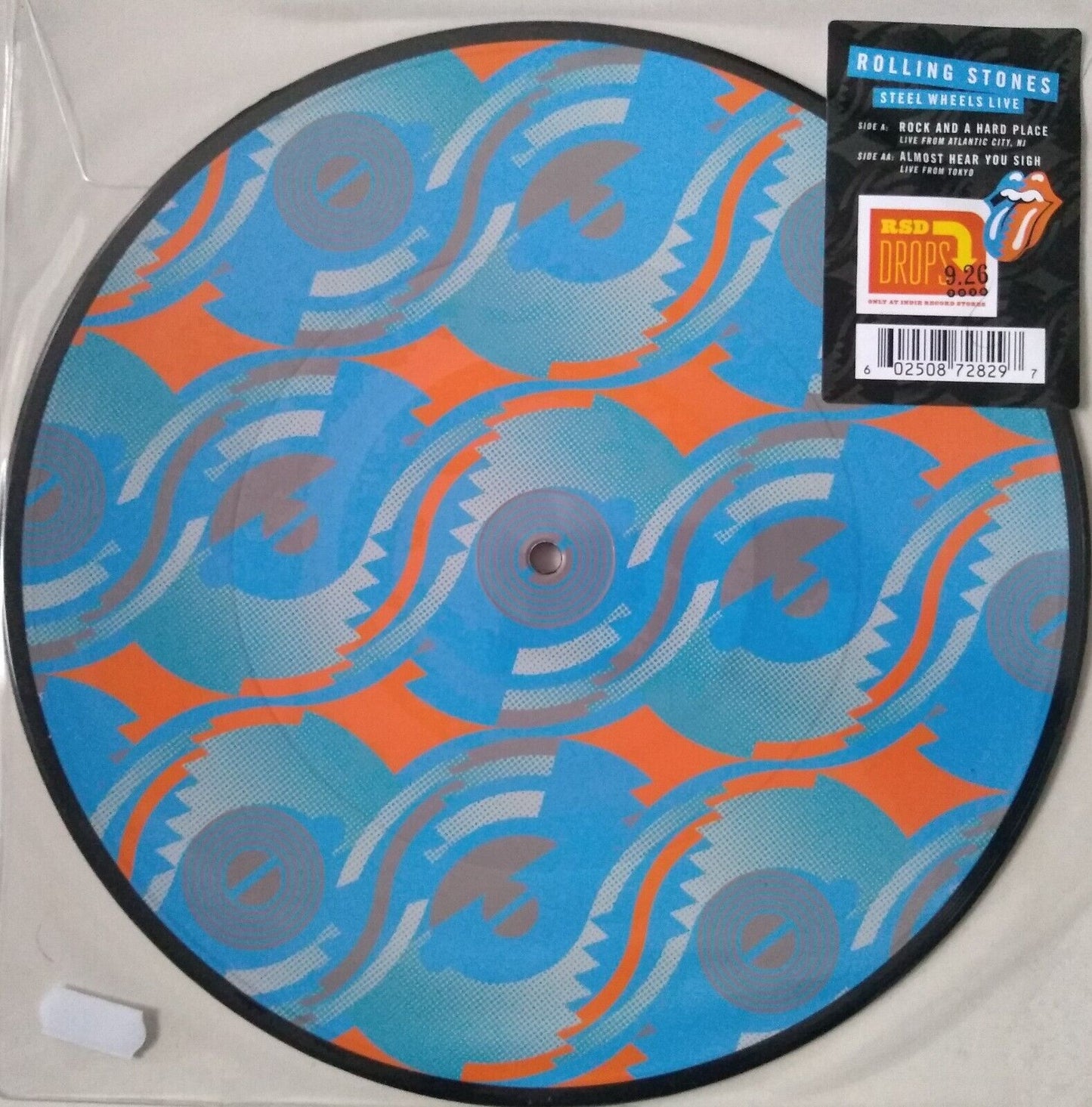 The Rolling Stones - Steel Wheels Live (2020) 10" vinyl single pic disc RSD