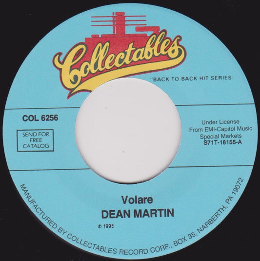 Dean Martin – Volare / Return To Me (Collectables) 7" vinyl single US VG/-