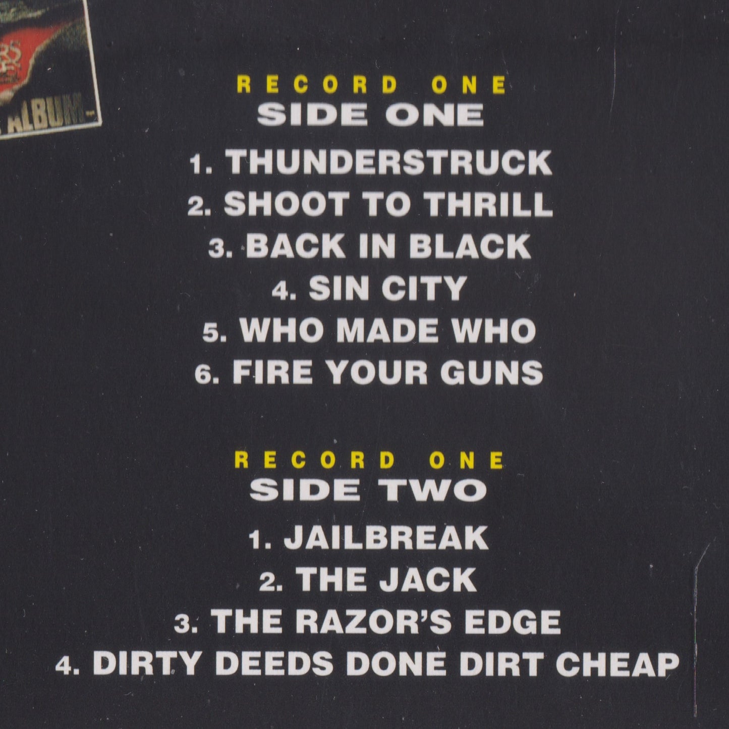 AC/DC ‎– Live (Columbia 2009) 2x12" vinyl LP New