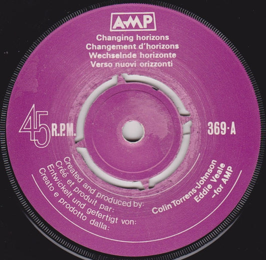 Colin Torrens-Johnson & Eddie Veale ‎– Changing Horizons (Amp) 7" vinyl single sided promo VG/-