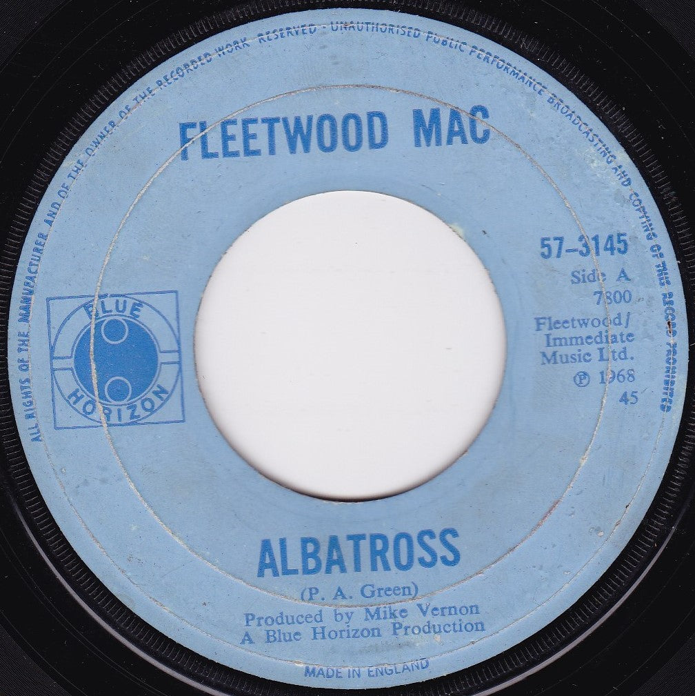 Fleetwood Mac ‎– Albatross (Blue Horizon 1968) 7" vinyl single G/- jukebox centre