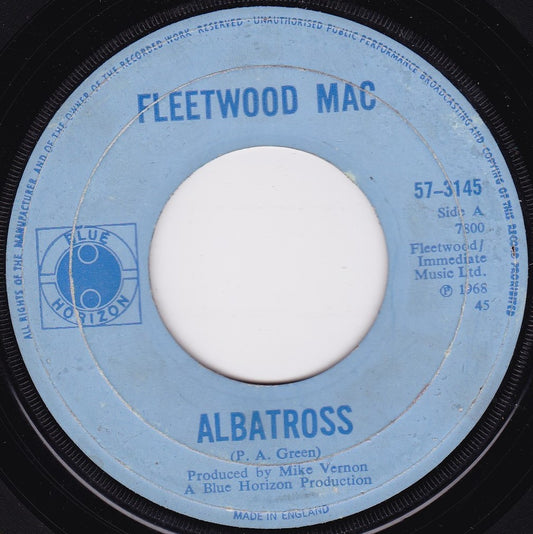 Fleetwood Mac ‎– Albatross (Blue Horizon 1968) 7" vinyl single G/- jukebox centre