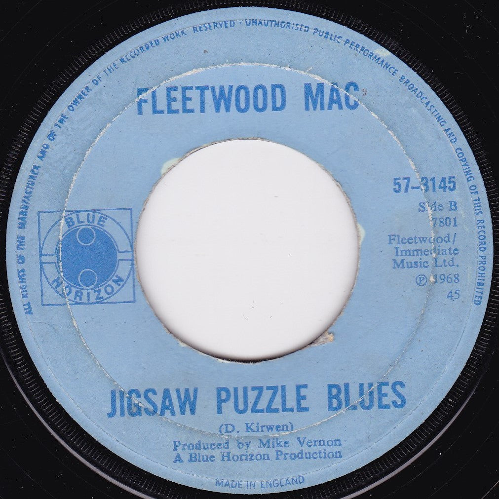 Fleetwood Mac ‎– Albatross (Blue Horizon 1968) 7" vinyl single G/- jukebox centre