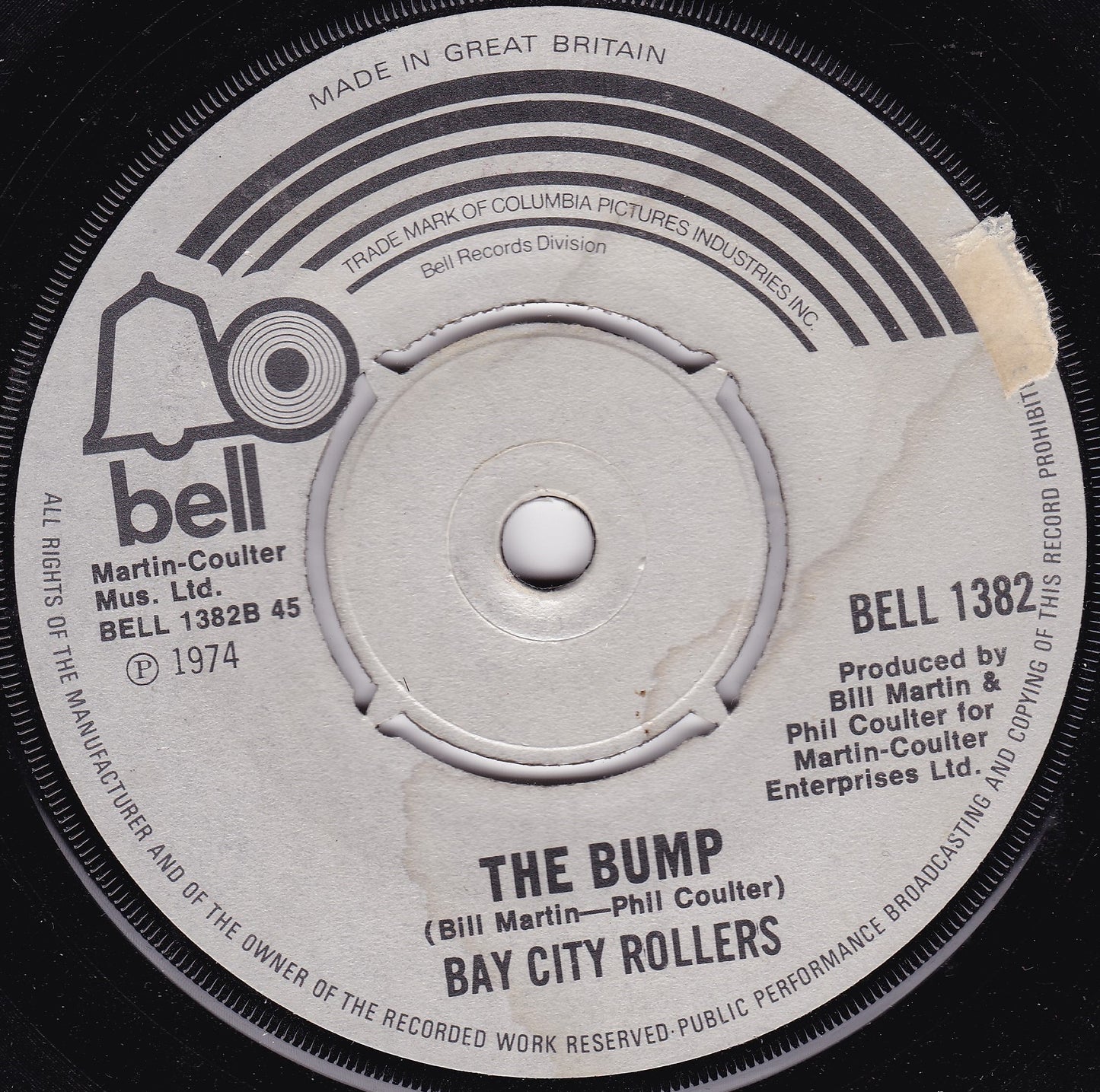 Bay City Rollers - All Of Me Loves All Of You (Bell 1974) 7" vinyl single G+/-