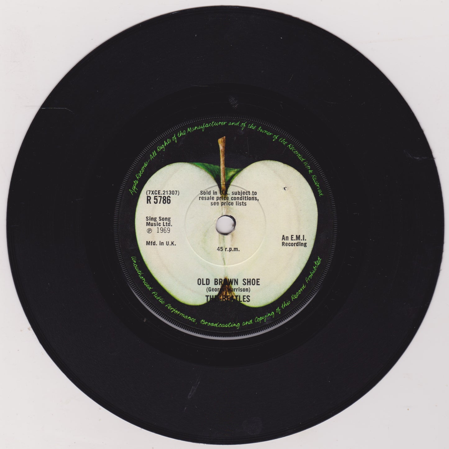 The Beatles - The Ballad Of John And Yoko (Apple 1968) 7" vinyl single G+/-