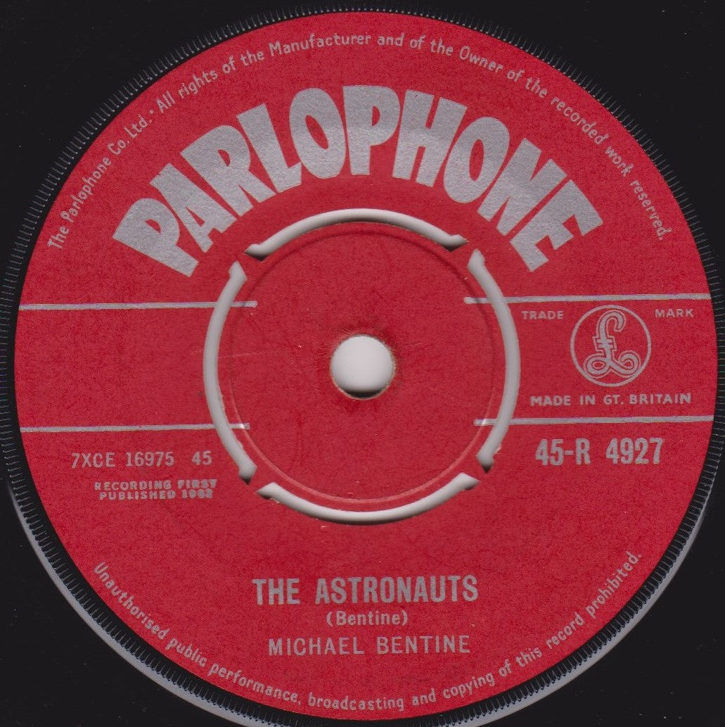 Michael Bentine – Football Results (Parlophone 1962) 7" vinyl single VG/-