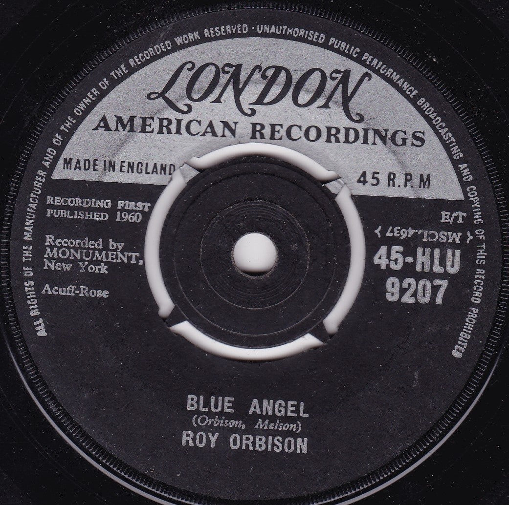 Roy Orbison ‎– Blue Angel (London 1960) 7" vinyl single G+/-