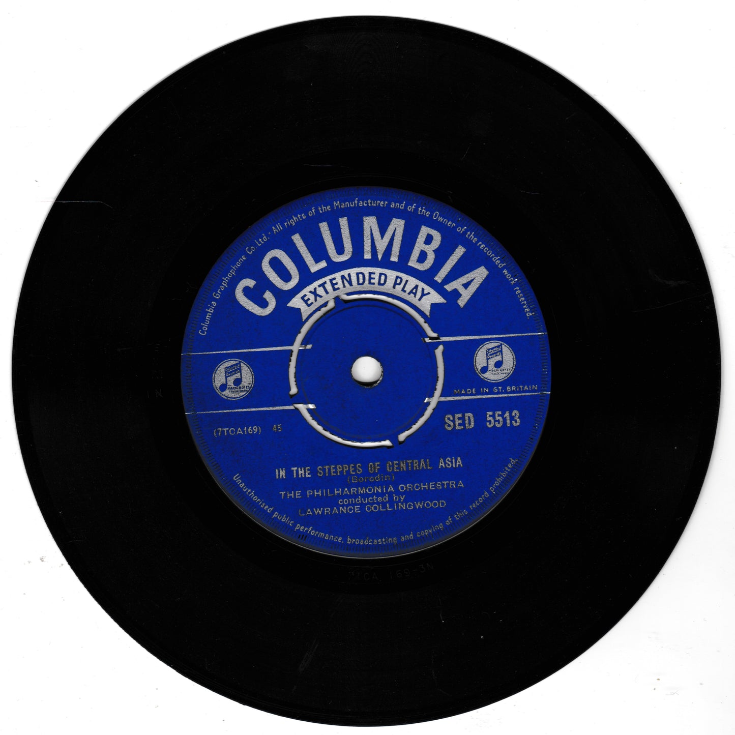 Borodin, Collingwood - In The Steppes Of Central Asia (Decca 1954) 7" vinyl EP G+/-