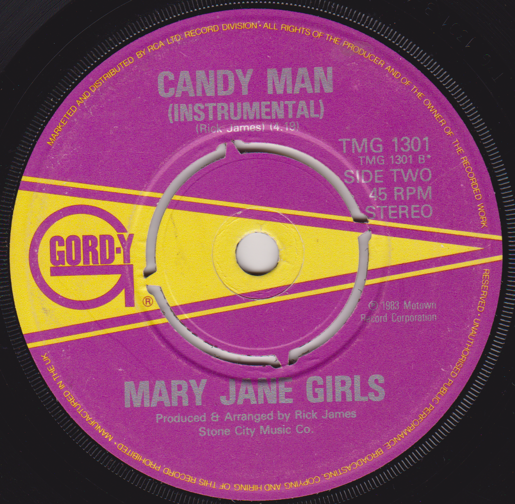Mary Jane Girls – Candy Man (Gordy 1983) 7" vinyl single VG/-