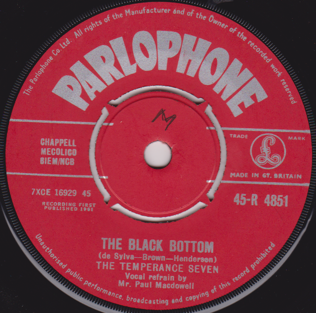 The Temperance Seven – The Charleston (Parlophone 1961) 7" vinyl single VG/-