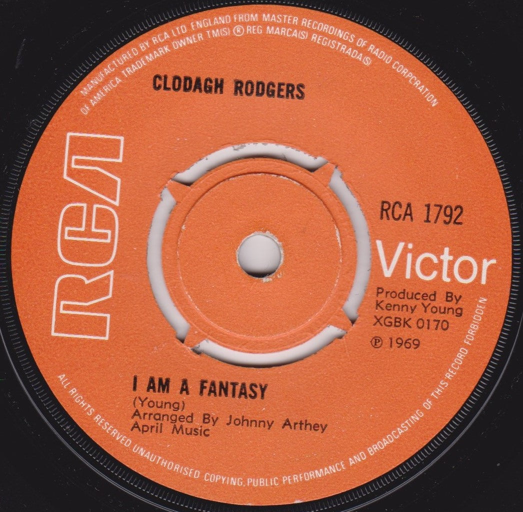 Clodagh Rodgers ‎– Come Back And Shake Me (RCA 1969) 7" vinyl single VG/-